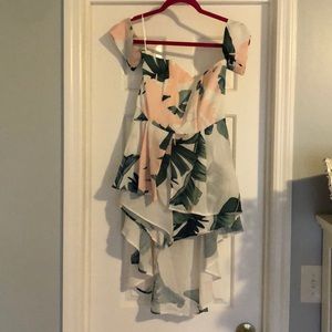 HIGH LOW TROPICAL ROMPER